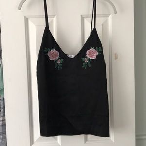 NA-KD Floral embellished tank top